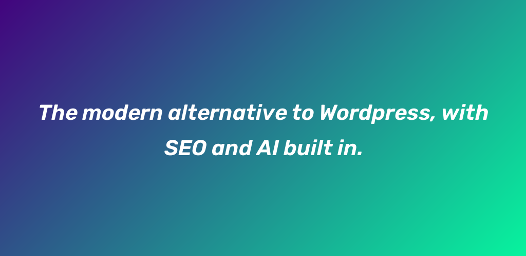 The Wordpressalternative that doesn't require a developer and lets you